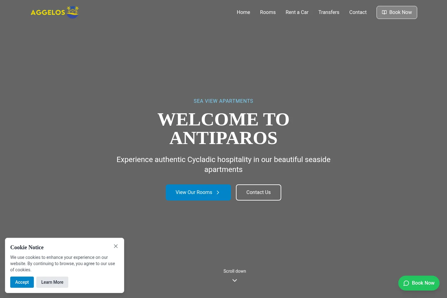 Antiparos Rooms - αρχική σελίδα