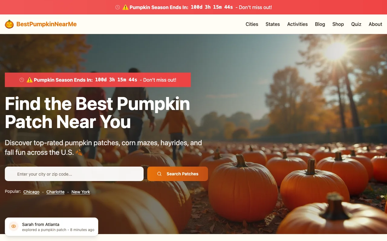 Best Pumpkin Near Me homepage