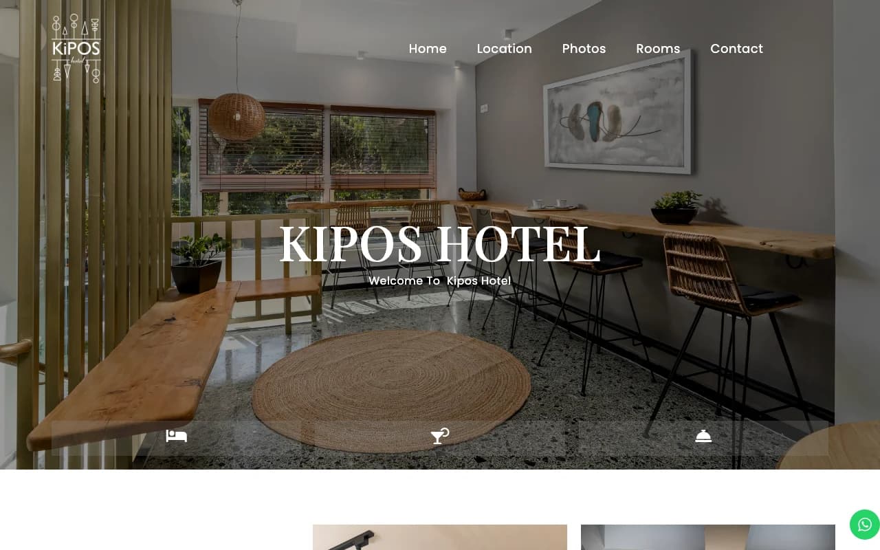 Kipos Hotel homepage