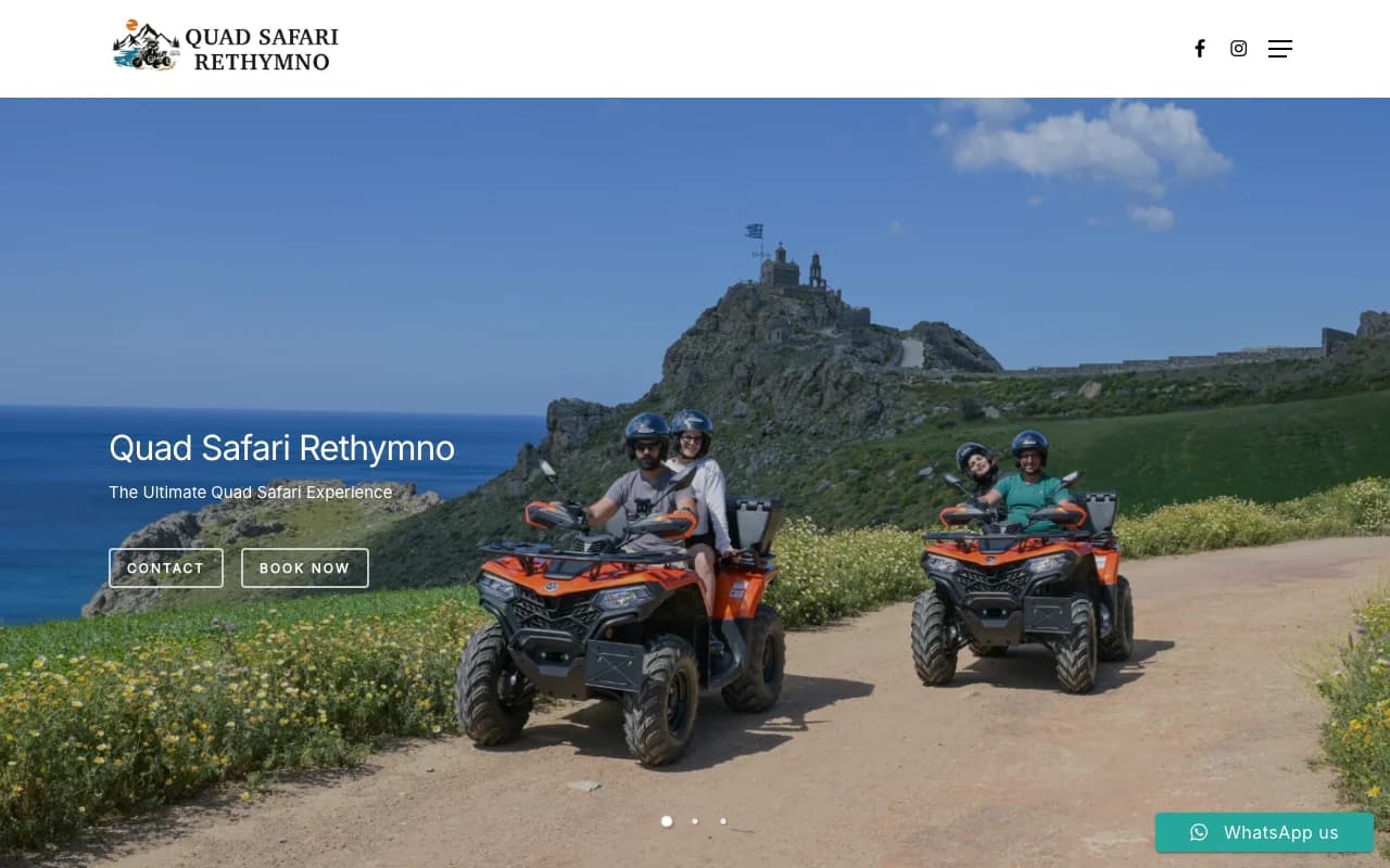 Quad Safari Rethymno homepage