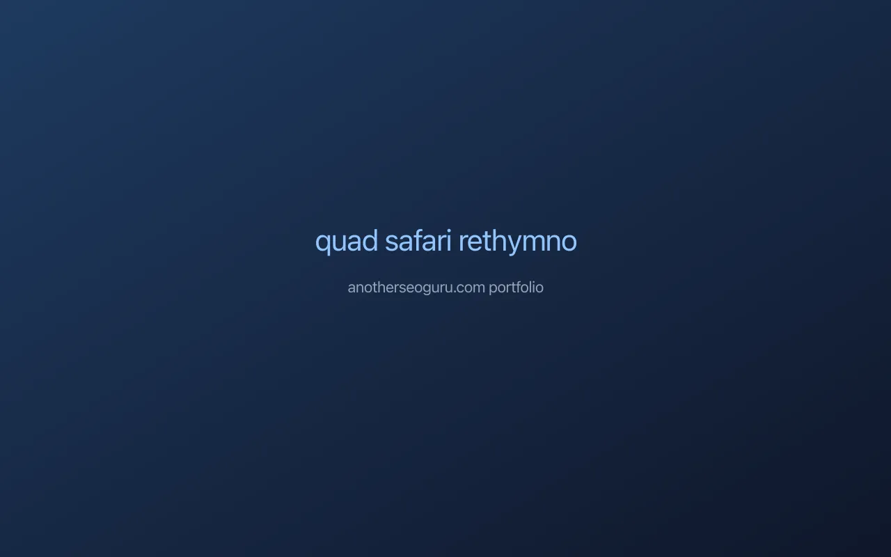Quad Safari Rethymno homepage