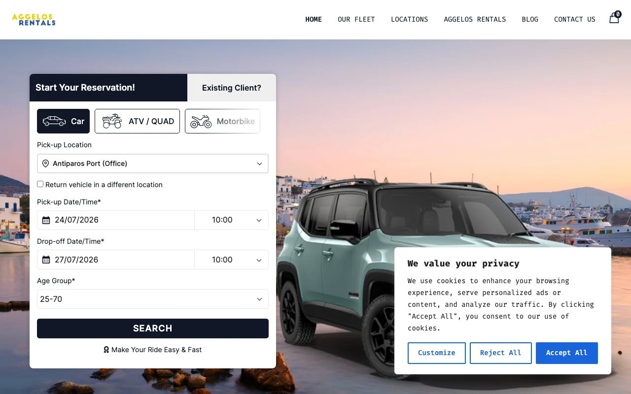 Rent a Car Antiparos