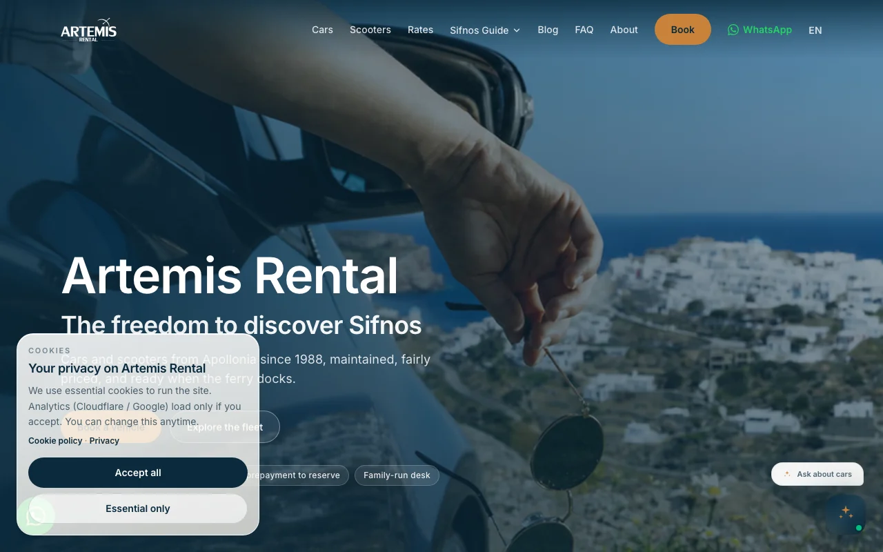 Artemis Rental Sifnos